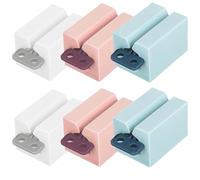 Homoyoyo 6 Pcs Rolling Tube Toothpaste Dispenser with Rotating Handle for Bathroom Use Toothpaste Squeezer Roller Multi-use Cream and Foam Tube Saver for Family