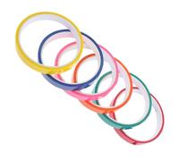 Homoyoyo 6 Rolls Colored Sticky Ball Tape Premium Adhesive Stress Relief Tapes in Green Yellow Orange Pink Rose Blue Smooth Silky Surface for Crafts and Decoration