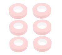 Homoyoyo 6 Rolls Lash Grafting Tape Breathable Eye Lash Extension Auxiliary Tool for Individual and Salon Use Durable Non Allergic Pink Adhesive Tape for Eyelash Extension Supplies