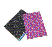 Homoyoyo 6 Sheets Colorful Happy Birthday Wrapping Paper Gradient Design Gift Wrap for Shower Party Celebration Versatile Present Packaging to Enhance Festive Atmosphere
