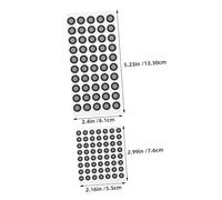 Homoyoyo 6 Sheets Reflective Markers High Visibility Reference Points for Handheld Scanning and Motion Capture Precise Positioning Dots for Accurate Optical