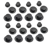 Homoyoyo 60 Pcs Mini Snowman Hats DIY Craft Accessories Mixed Style Practical Mini Hats for Christmas Decorations Eco Friendly Materials for Dolls and Classroom Projects