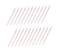Homoyoyo 600pcs Dual-ended Manicure Nail Art Sticks Crystal Rod Cuticle Pushers and Dotting Pens for Pedicure and Nail Styling Disposable Tools for