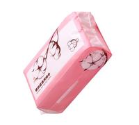Homoyoyo 60pcs Disposable Cotton Facial Cleansing Towels Soft Dual Use Wet Dry Makeup Removing Face Wipes Portable Personal Care for Travel Outdoor and Daily Use