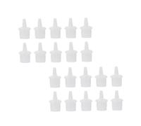 Homoyoyo 60Pcs Eyelash Glue Bottle Replacement Tips Caps for Eyelash Extensions Compatible with Bottle Mouths Smooth Surface for Comfortable Use