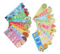 Homoyoyo 66Pcs Cartoon Fruit Scented Bookmarks Multipack Bright Colored Paper Bookmarks for Students Travelers with Unique Fruit Patterns and Lightweight Reading Accessories