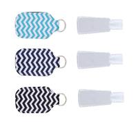 Homoyoyo 6pcs 30ml Hand Bottle Sleeve Set Wave Pattern Small Bottle Covers Protective for Travel and Daily Use