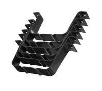Homoyoyo 6pcs Aluminium Alloy Gutter Connector Downspout Adapter with Locator for Accurate Fit Drain Pipe Connection Broad Compatibility for Efficient Rainwater Management