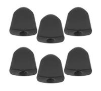 Homoyoyo 6pcs Black Guitar Tuner Peg Knobs Vintage Style with Jade Inlay Electric Guitar Tuning Keys for Acoustic Classical and Electric Music Instrument Accessory