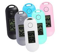 Homoyoyo 6pcs Boys and Girls Digital Wrist Watches Mute Led Display Keychain Watches for Boys Girls Students