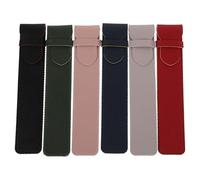 Homoyoyo 6Pcs Capacitive Stylus Pen Sleeve Set with Lid Protective Touchscreen Pencil Case Holder for Surface and Tablet Stylus Pens for Drawing and Writing Accessories