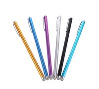 Homoyoyo 6pcs Capacitive Stylus Pens Compatible with Touch Screens, Copper Aluminium Alloy Material, Support Long Serving Time and Write on Touch Screen, for Phones and Style