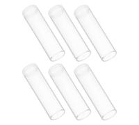 Homoyoyo 6pcs Coin Storage Tubes Coin Holder Plastic Abs round Sealed Protection Versatile Use for Collectibles Collection Present Packaging