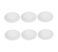 Homoyoyo 6pcs Decorative Wall Hole Cover Plates for Air Conditioning Effortless Installation Versatile Design User Friendly for Home Use Stylish Pipe Cap Covers
