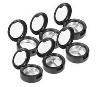 Homoyoyo 6pcs Empty Eyeshadow Box for Highlighter Container Refillable Makeup Storage Case Travel Use Eyeshadow Container for Cosmetic Holding Plate and Lipstick Cases
