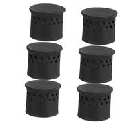 Homoyoyo 6pcs Gas Stove Fire Cores Copper Burner Distributors High Foot Small Center Fire Covers Gas Stove Accessories for Kitchen Cooking