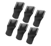 Homoyoyo 6pcs Hair Dryer Nozzle and Comb Attachment for Salon and Home Use Easy Install Hair Styling Tools with Dual Functionality for Straightening and Curling