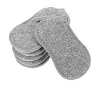 Homoyoyo 6pcs Heavy Duty Kitchen Cleaning Sponges Bamboo Fiber Dual-Sided Dish Scrubbers Quick-Dry Multi-use Wok and Pot Sponge for Dishwashing and Household Cleaning