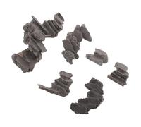 Homoyoyo 6pcs Miniature Stone Steps Fairy Garden Figurines Pathway Stairs for DIY Sand Table Models Vintage Texture Outdoor Garden Steps Sculptures for Train Dioramas