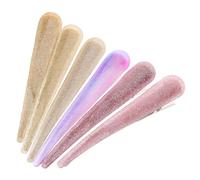Homoyoyo 6Pcs Mixed Style Twisted Duckbilled Hair Clips for Cute Hair Accessories for Daily Wear Parties and Travel Versatile
