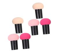 Homoyoyo 6PCS Mushroom Head Makeup Sponges Set for Dry and Wet Use Soft Foundation Applicators with Ergonomic Design Versatile Cosmetic Blenders for Face and Eyeshadow Application