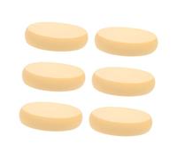 Homoyoyo 6pcs Oval Makeup Powder Puff Thick Latex Face Foundation Sponges for Wet and Dry Use Gentle Soft Cosmetic Applicator