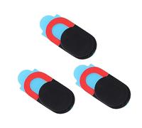 Homoyoyo 6pcs Oval Webcam Cover Slider Privacy Shutter for Laptop and Tablet, Abs Thin Compact Slide Cover for Protecting Privacy, Easy to Use, Black