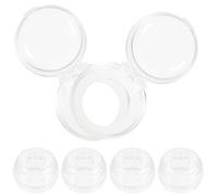 Homoyoyo 6pcs Proof Stove Knob Covers Gas Stove Knob Safety Guards Childproof Oven Button Locks for Kitchen Appliance Protection in Home Use