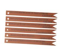 Homoyoyo 6pcs PU Leather Bible Page Markers Christian Scripture Bookmarks for Bibles Textbooks and Reading Practical Brown Tabs for Students Teachers and Book Lovers