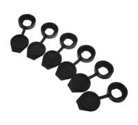 Homoyoyo 6pcs Rain Cover for Trash Cans and Door Locks for Outdoor Use and Equipment Storage