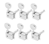 Homoyoyo 6pcs Right-side Semi-closed Guitar Tuning Pegs Set Vintage Electric Guitar Tuner Machine Heads for Style Replacement Tuning Pegs for Acoustic and Electric