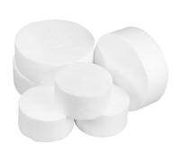 Homoyoyo 6pcs Round Cake Molds for DIY Fondant and Crafting Large Medium Lightweight White Cake Forms for Decorating Practice and Handmade Displays