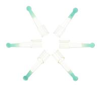 Homoyoyo 6pcs Silicone Ear Wax Removal Spoon Replacement Heads Ear Cleaning Tips for Adults Boys and Girls Gentle Scoop Heads for Home Clinic Use