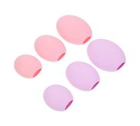 Homoyoyo 6pcs Silicone Makeup Brush Guard Covers Practical Brush Head Covers for Cosmetic Protect Makeup from Dust and Damage