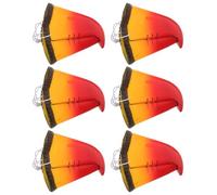 Homoyoyo 6pcs Simulation Parrot Beak Parrot Cosplay Beak Lightweight Vinyl Reusable Comfortable Fit Realistic Creative Bird Dress up Accessories for Themed Gatherings Halloween Party