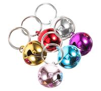 Homoyoyo 6pcs Small Hanging Bells for Pet Collars Stainless Steel Jingle Charms for Cats and Dogs Durable Craft Accessories for DIY Decoration and Training