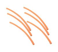 Homoyoyo 6pcs Trampoline Replacement Pole Pads Lightweight Pe Foam Pole Sleeves with Universal Fit and Sturdy Orange Covers for Outdoor Play Safety