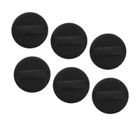 Homoyoyo 6pcs Ultra Thin Makeup Powder Puff Soft PU Leather and Fabric Cosmetic Applicators for Foundation Fluffy Face Puff Wedges for Smooth Blending and Pressed Powder Application