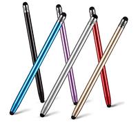 Homoyoyo 6pcs Universal Stylus Screen Touch Pens Lightweight Design with Metal and Soft Silicone Material, 2 Different Size Tips (7 Mm/5 Mm), Practical for Drawing and Taking Notes,
