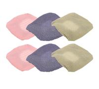 Homoyoyo 6pcs Washable Back Scrub Washcloth Replacement for Shower Brush Gentle Exfoliating Body Scrubber Rag for Men Women Deep Cleansing and Skin Massage Includes Grey Green Pink Colors