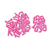 Homoyoyo 72pcs Iron Alphabet and Patches Embroidered Polyester Appliques A-z for DIY Clothes Repair and Decoration Jeans Jackets Dresses Hats Socks