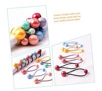 Homoyoyo 7pairs Colorful Elastic Hair Bands for Boy Girl Girls Comfortable Ponytail Holders for Various Hairstyles and Special Occasions
