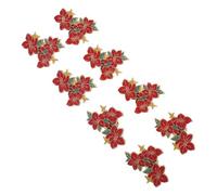Homoyoyo 8 Pcs Cute Decorative Floral Brooches For Women Alloy Flower Pins Elegant Lapel Pins Fashionable Clothing Brooch Jewelry Backpack Pin Set