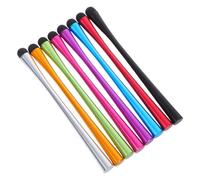 Homoyoyo 8 Pcs Nonslip Capacitive Stylus Pens for Smartphones and Tablets Matte Sandblasted Silicone Body Smooth Continuous Writing Strong Grip Touch Screen Pens for Electronic Devices