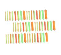 Homoyoyo 8 set Cold Wave Hair Perm Rods with Elastic Bands Hair Rollers Plastic Curling Rods for Home Salon Use Women