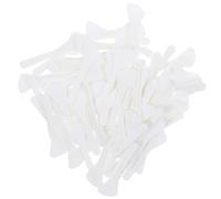 Homoyoyo 80pcs Cosmetic Spatulas Lightweight Crescent Moon Shaped Spoons for Face Lotion and Makeup Application for Skincare and Mixing Masks