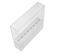 Homoyoyo 8holes Eyelash Tweezer Stand Acrylic Display Box Lash Extension Tool Storage Holder for Lash Artists to Keep Tweezers Organized and Dust