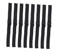 Homoyoyo 8pcs Adjustable Elastic Wig Bands Lightweight Breathable Mesh Straps for Lace Front Wigs Secure Fit Non-slip Replacement Caps for Daily Wear Cosplay and Stage Performances
