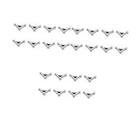 Homoyoyo 8Pcs Adjustable Stainless Steel Shelf Clips for Freezer and Refrigerator - Bracket Supports for Organising Collapsible Shelves and Storage Space