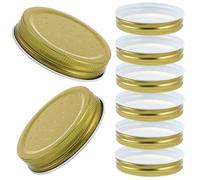 Homoyoyo 8pcs Beehive Water Dispenser Lid Bee Water Dispenser Beehive Feeding Accessories for Beekeeping Metal Purity Preservation Ample Replacements 2.87x2.87x0.59in Multi-color